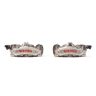 Brake Calipers | A brake caliper houses the pistons that press the pads against the disc when the lever sends pressure through the fluid. A caliper in good condition means consistent, precise braking without loss of feel at the lever.Here you find Brembo brake calipers, from the radial monoblock GP4 and M4 series to the racing GP2 and P2 versions, plus Xtra calipers for Ducati Panigale and Streetfighter. Choose by bike model, by the mounting distance between the fixing bolts, or by the original part code, to be sure it fits your disc and bracket.